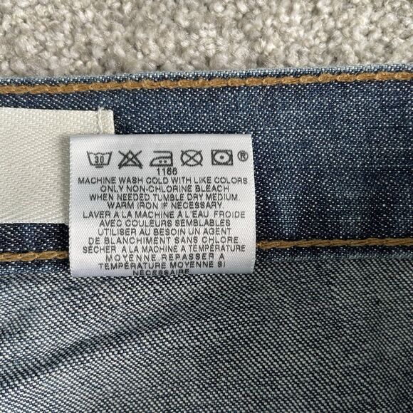 Gap Loose Fit Straight Leg Women's Jeans Blue Faded Denim Size 8 Regular NEW - Picture 9 of 12